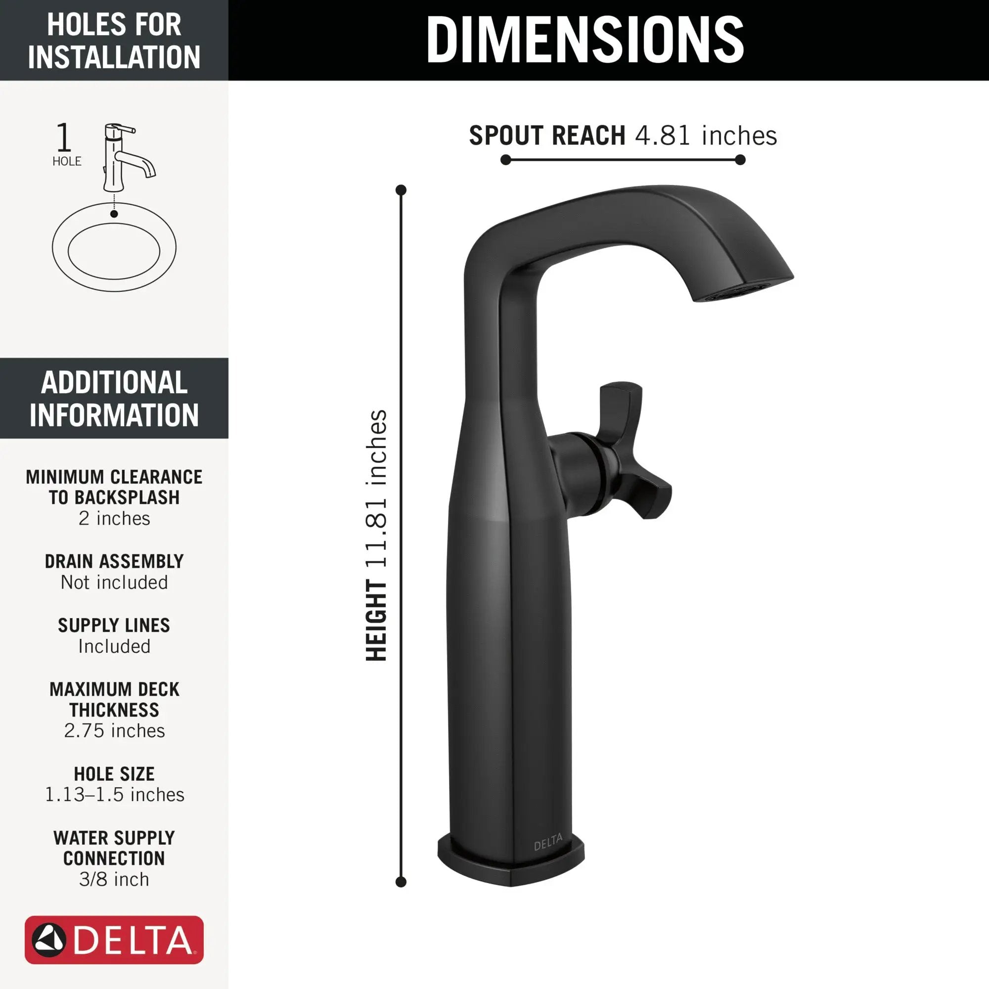 matte black bathroom faucet