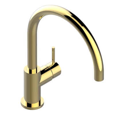 THG Paris Tendance Single Hole Kitchen Faucet with Swivel Spout by THG Paris