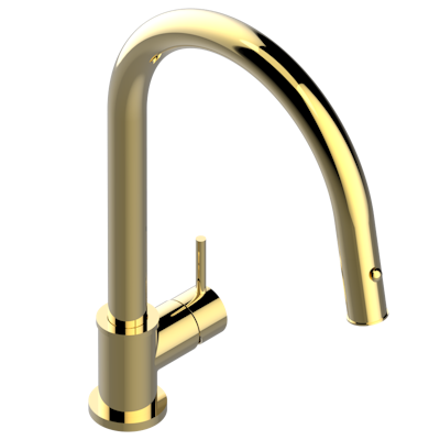 THG Paris Tendance Single Hole Pull Out Kitchen Faucet by THG Paris