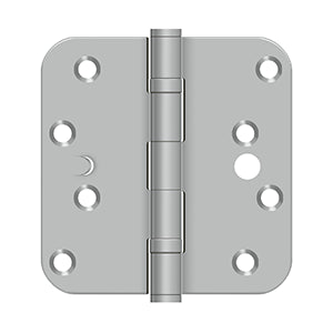 brushed stainless hinge