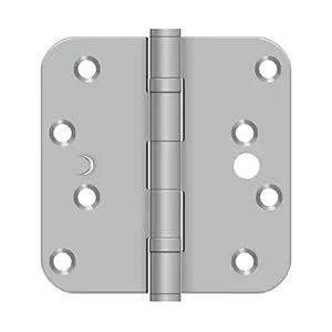 brushed stainless hinge