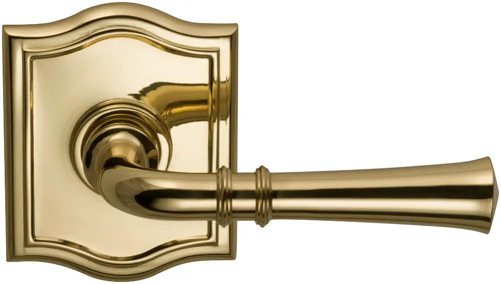 Omnia Prodigy Interior Traditional Lever Latchset with Arched Rose by Omnia