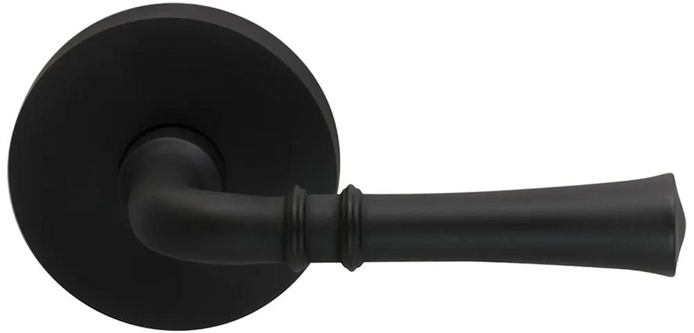 Omnia Prodigy Interior Traditional Lever Latchset with Modern Round Rose by Omnia