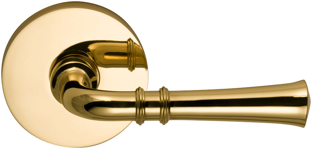 Omnia Prodigy Interior Traditional Lever Latchset with Modern Round Rose