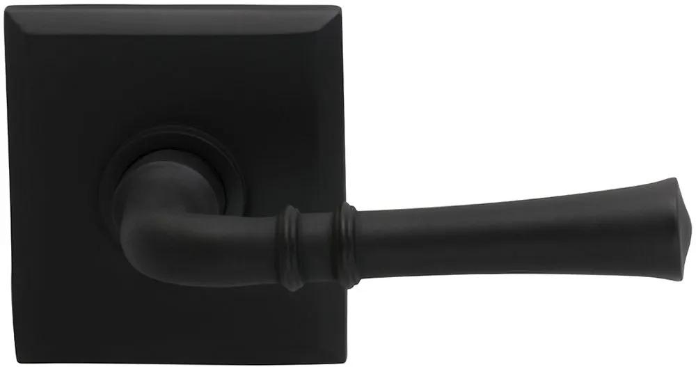 Omnia Prodigy Interior Traditional Lever Latchset with Rectangular Rose by Omnia