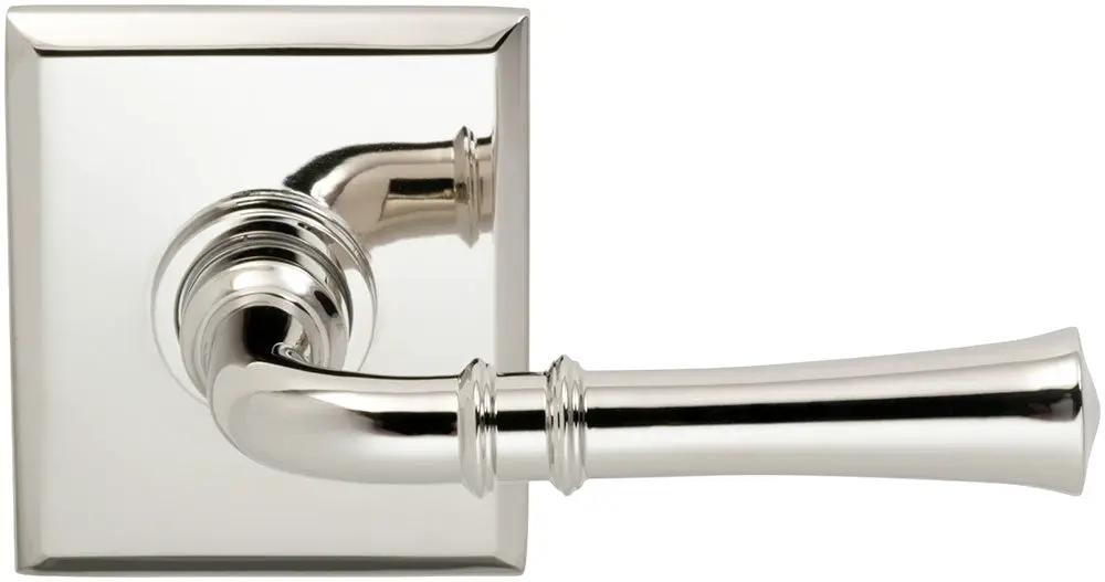 Omnia Prodigy Interior Traditional Lever Latchset with Rectangular Rose by Omnia