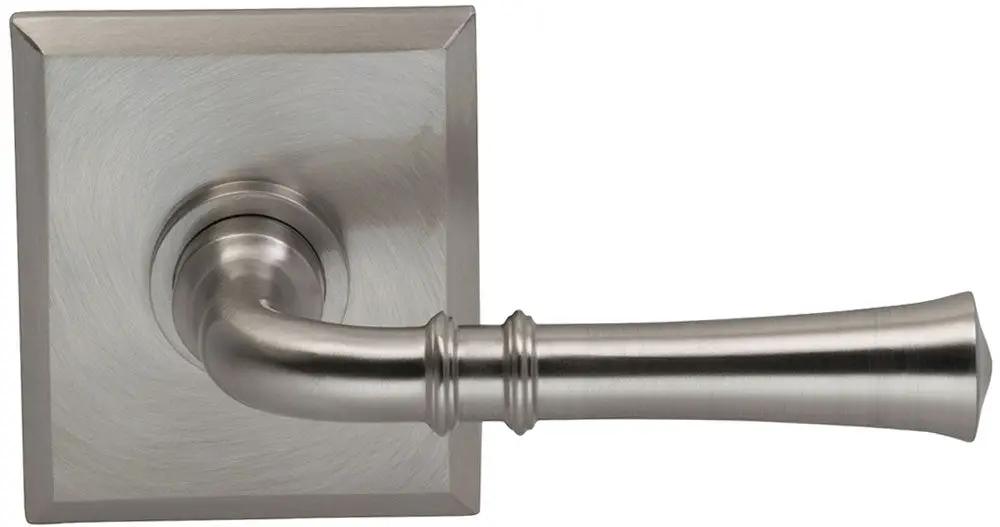 Omnia Prodigy Interior Traditional Lever Latchset with Rectangular Rose by Omnia