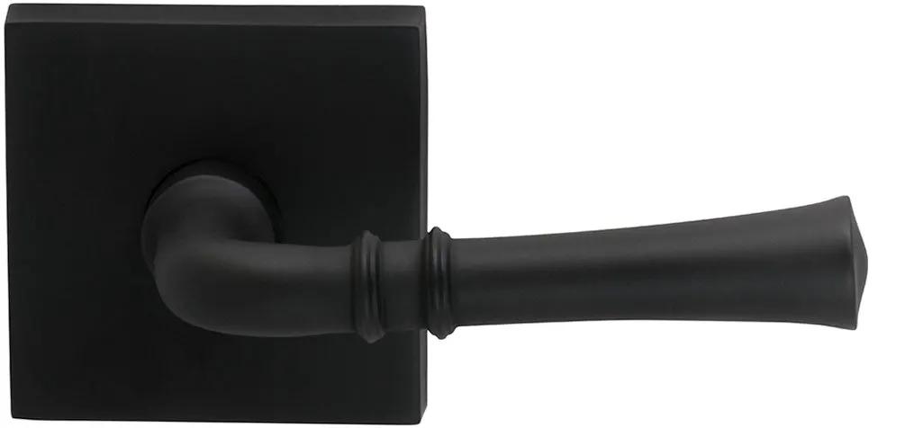 Omnia Prodigy Interior Traditional Lever Latchset with Square Rose by Omnia