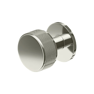 polished nickel cabinet knob
