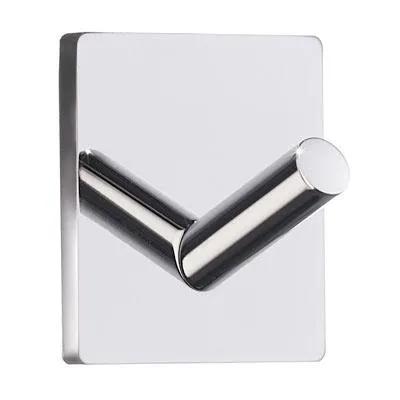 chromed stainless steel single hook