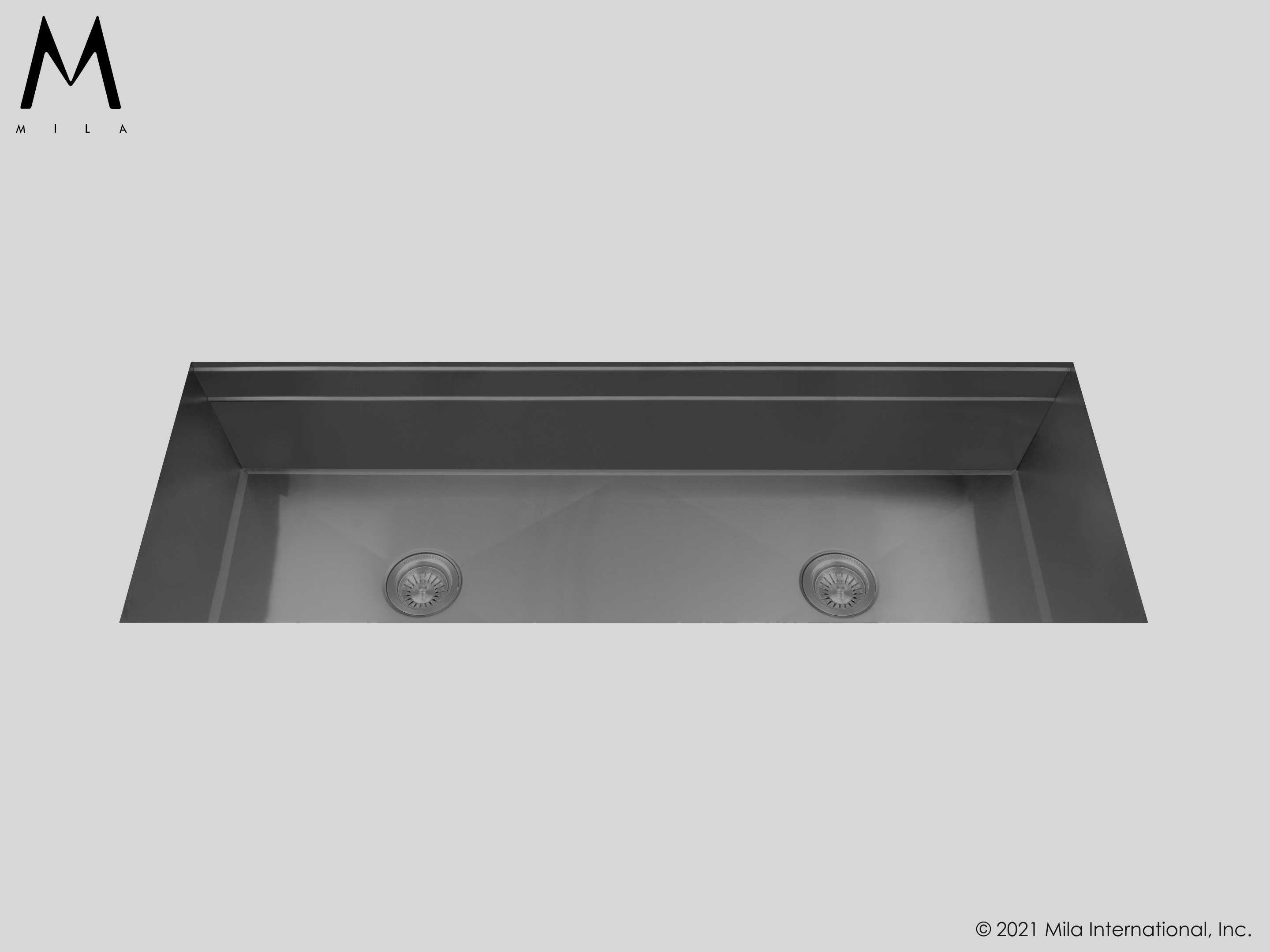 MILA WORKSTATION Single Bowl Under-Mount 51 x 18.5 Kitchen Sink