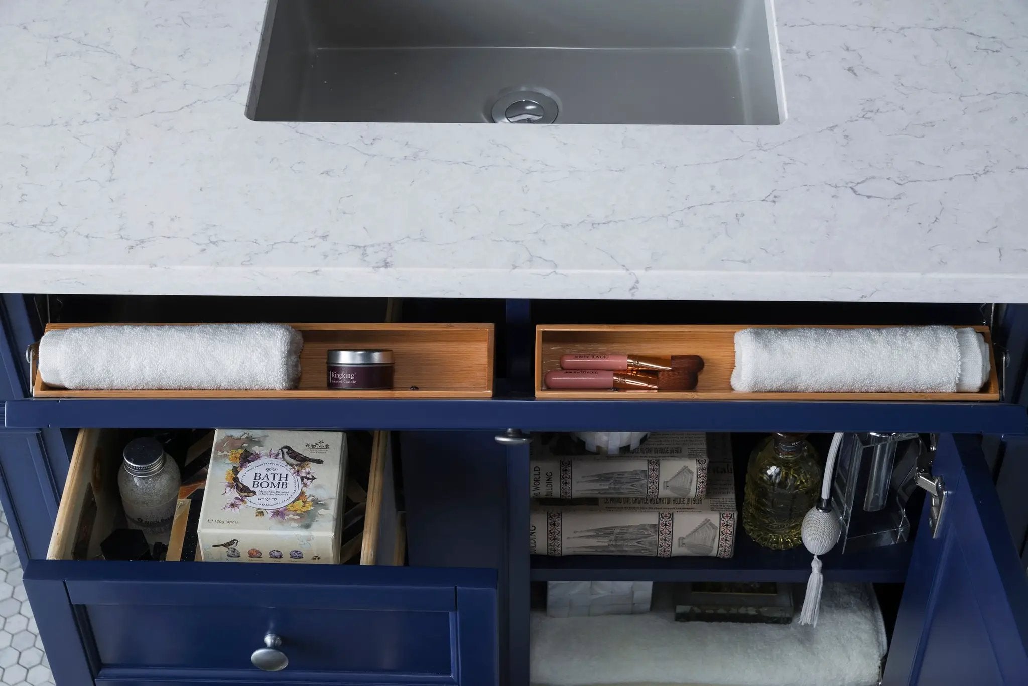 victory blue vanity