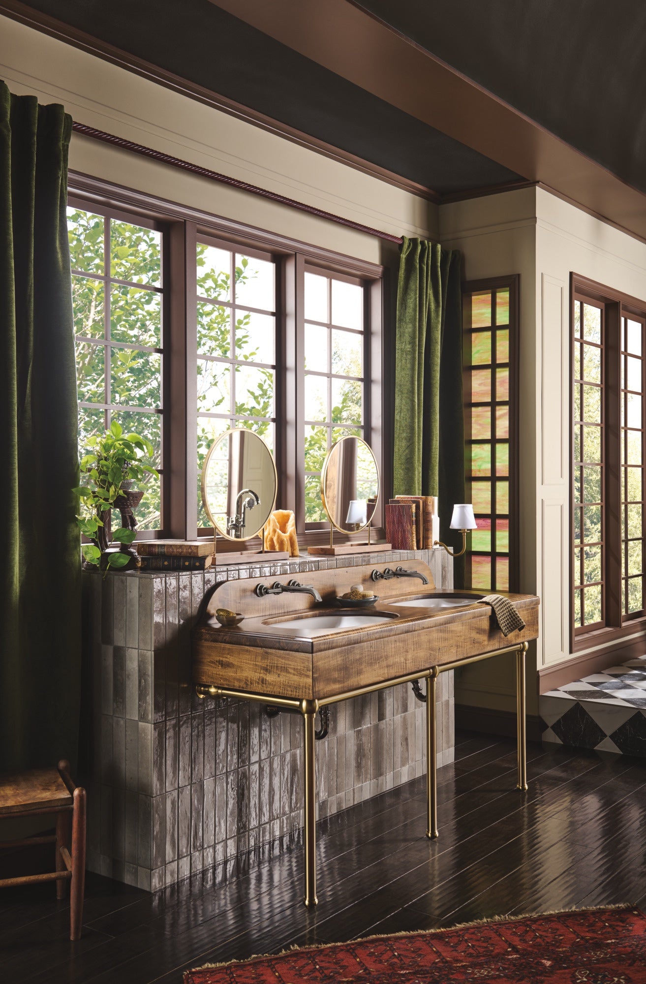 polished nickel handle kit