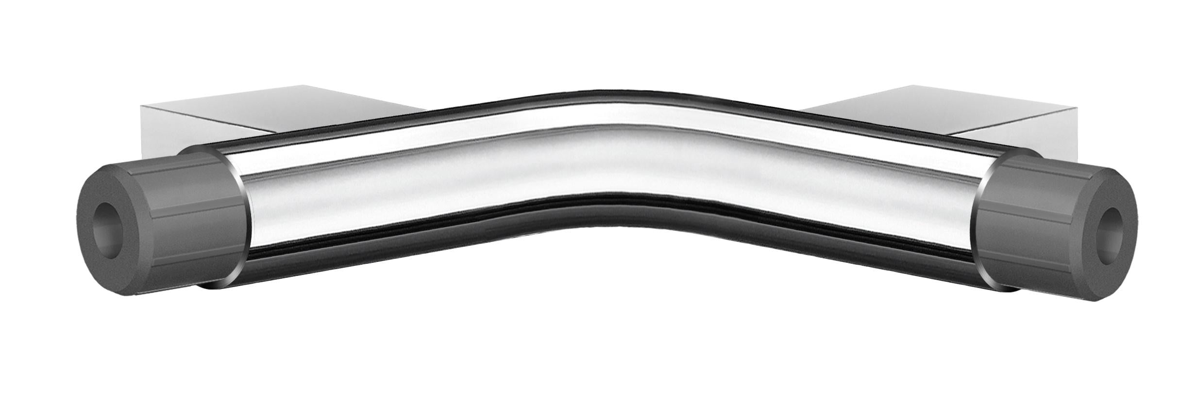 chromed grab bar
