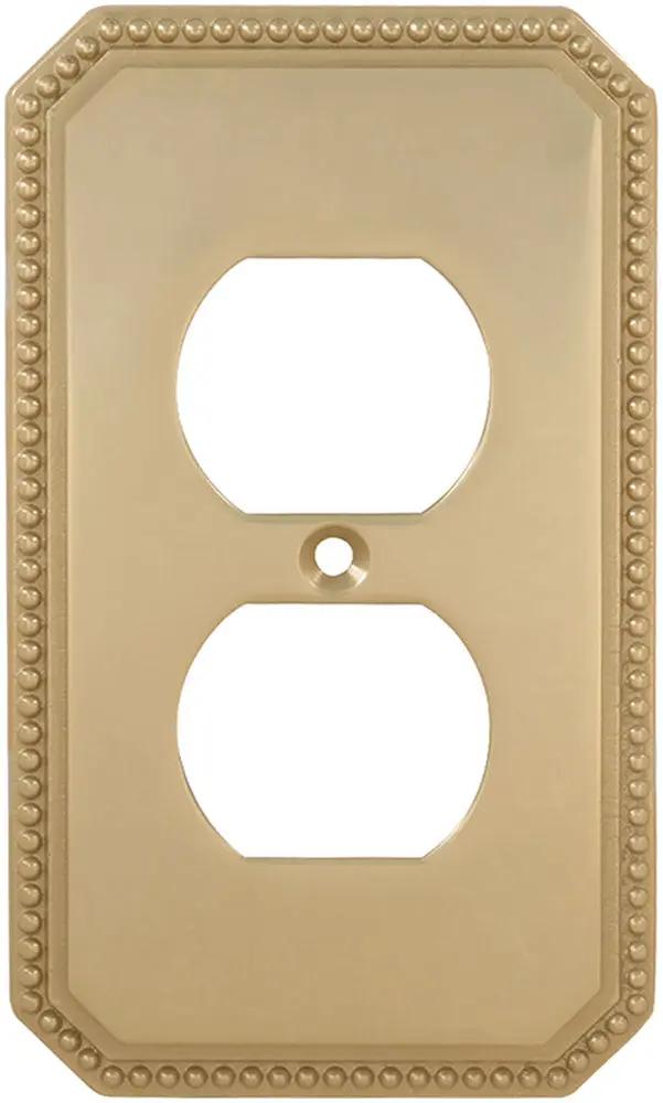 polished stainless steel switchplate