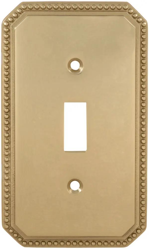 polished stainless steel switchplate