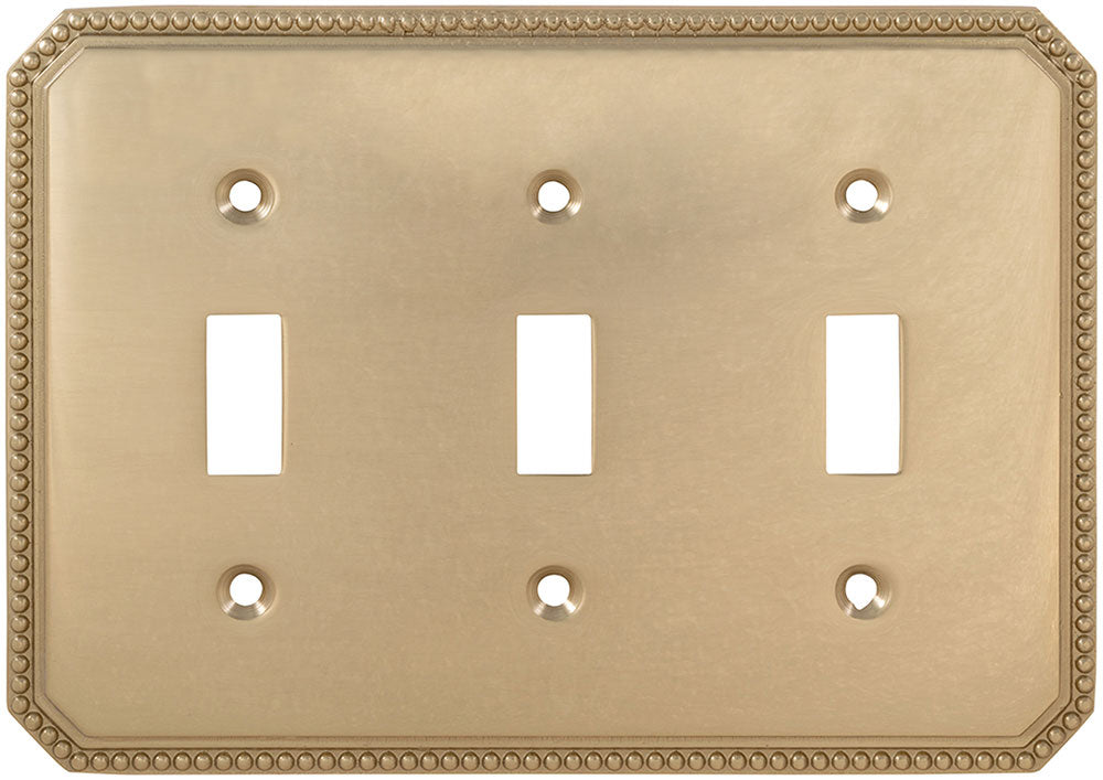 polished stainless steel switchplate