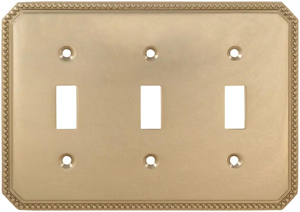polished stainless steel switchplate