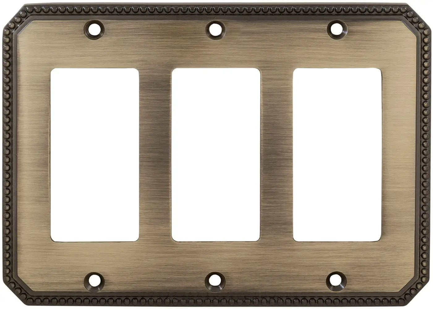 lacquered shaded bronze switchplate