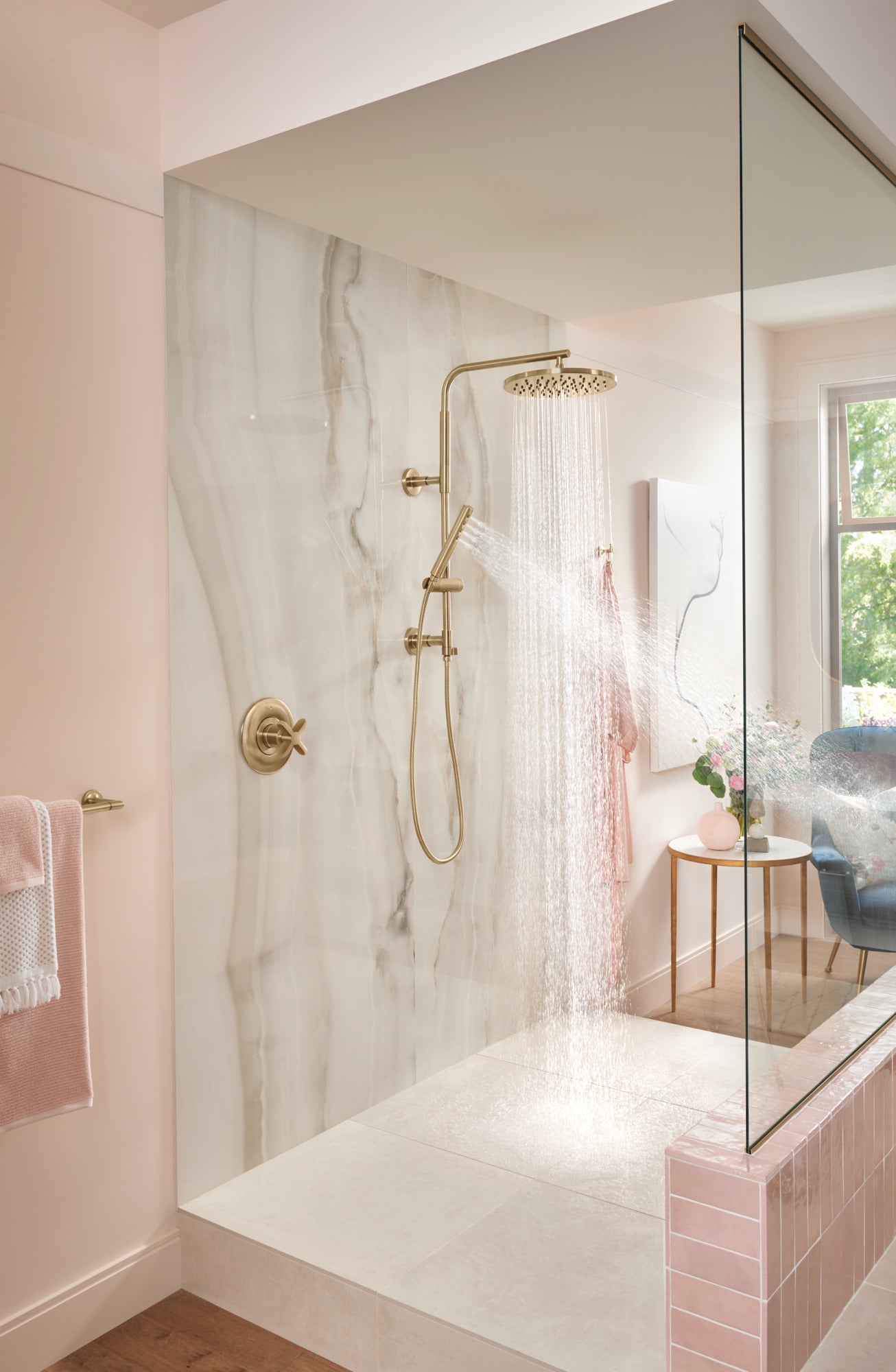 luxe gold valve trim