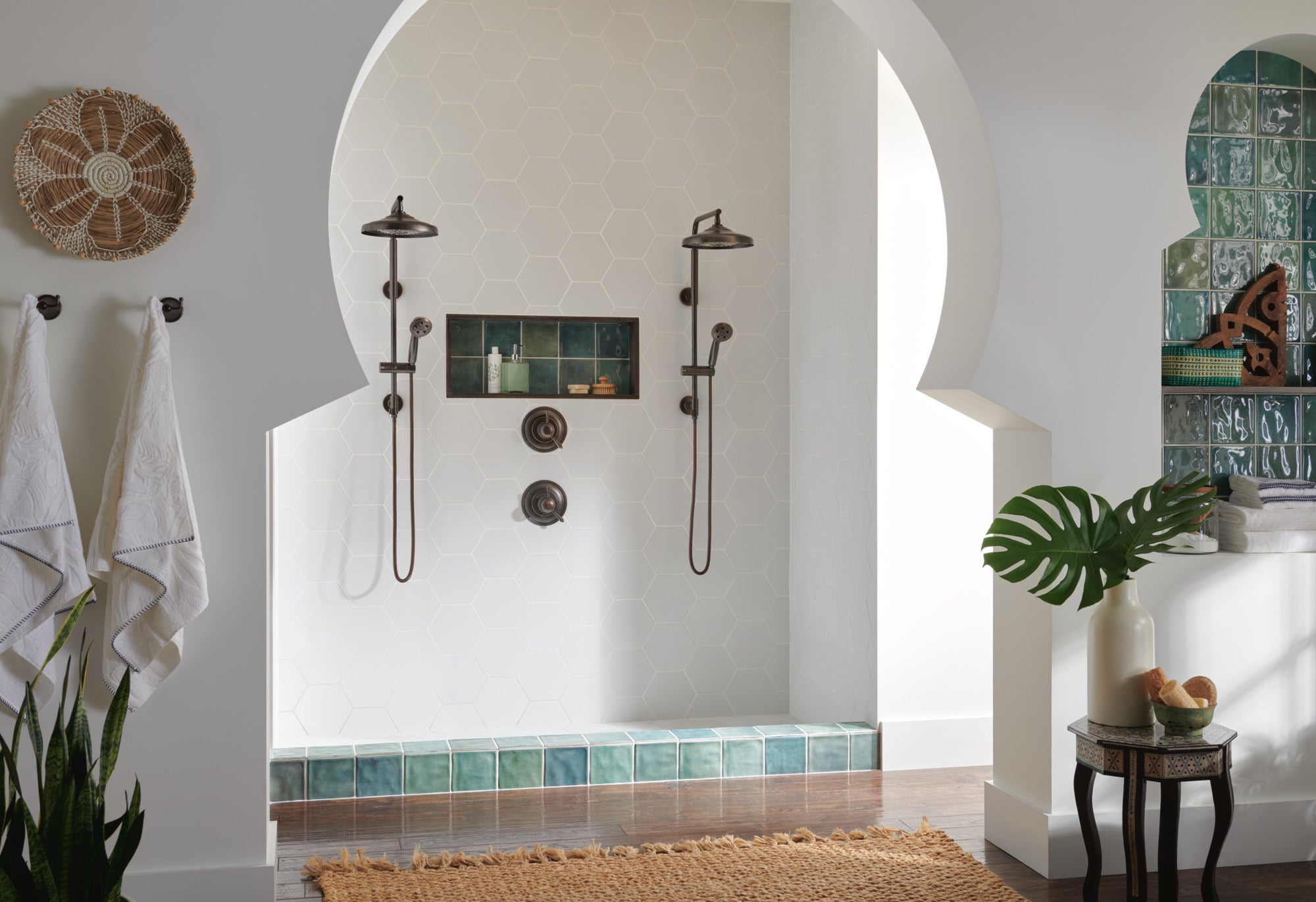 venetian bronze shower head