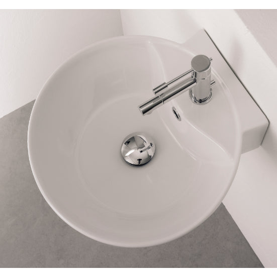 white bathroom sink