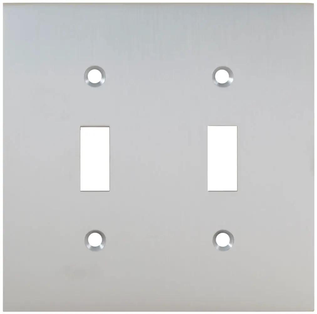 satin chrome switchplate