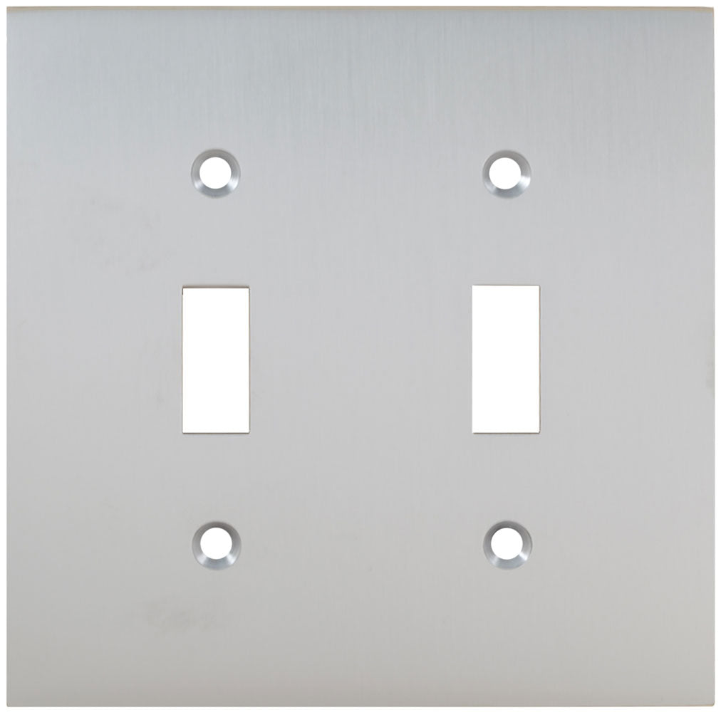 satin chrome switchplate