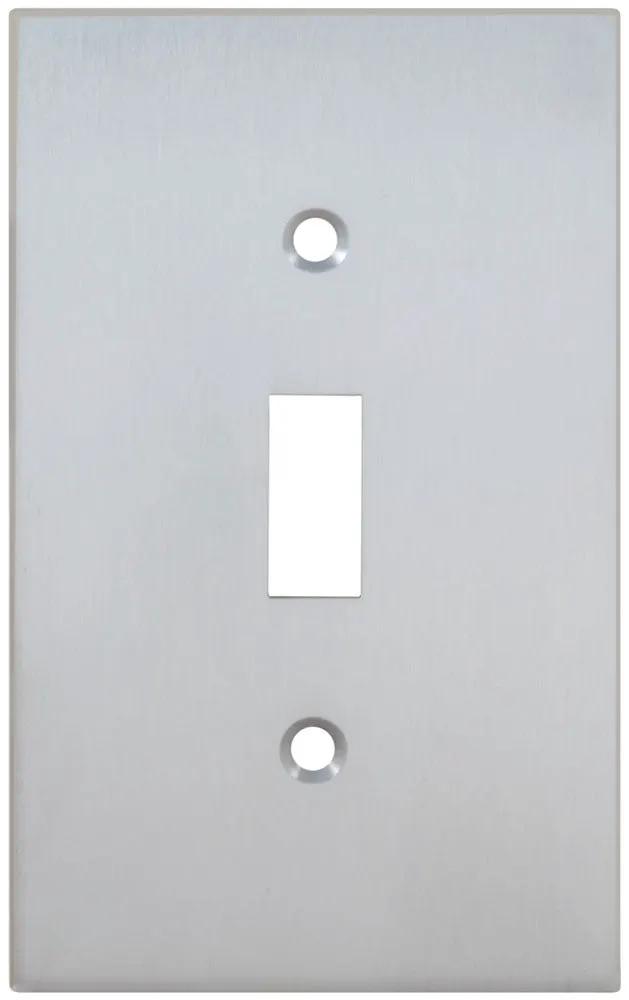 satin chrome switchplate