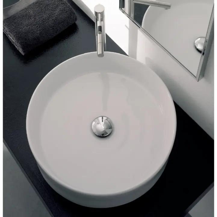 white bathroom sink