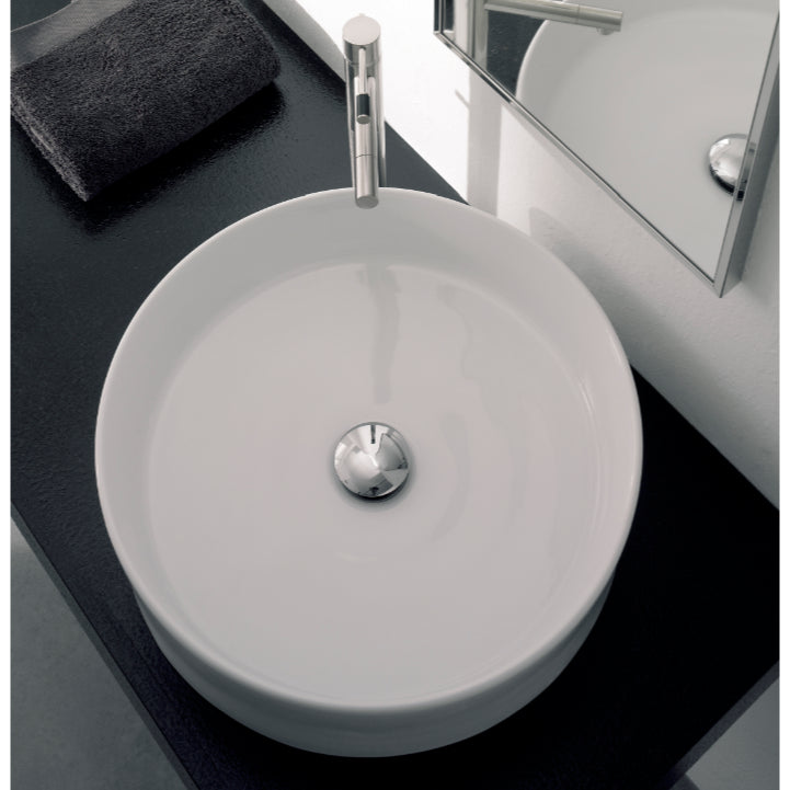 white bathroom sink