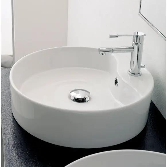 white bathroom sink