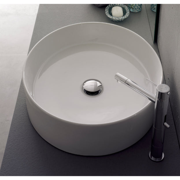 white bathroom sink