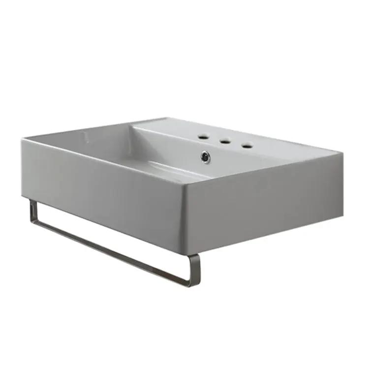 Nameeks Scarabeo 23-3/5" Ceramic Wall Mount Bathroom Sink - Includes Overflow by Nameeks