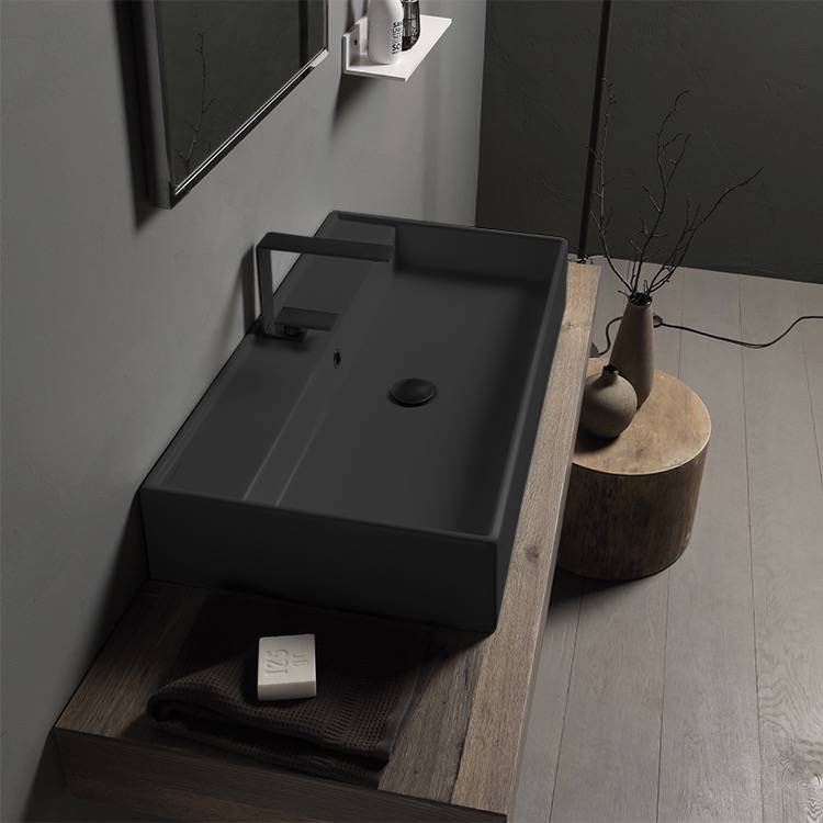 matte black bathroom sink