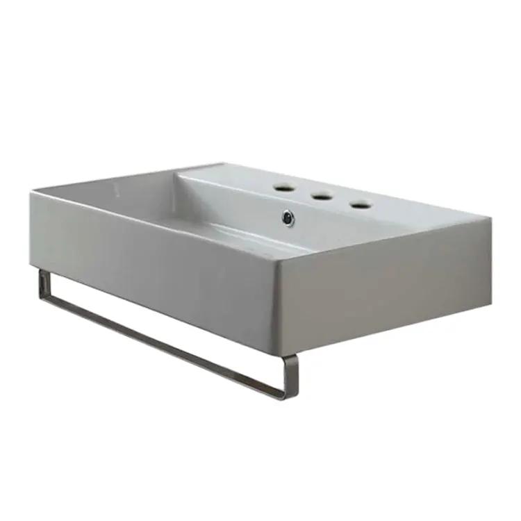 Nameeks Scarabeo 31-1/2" Ceramic Wall Mount Bathroom Sink - Includes Overflow by Nameeks