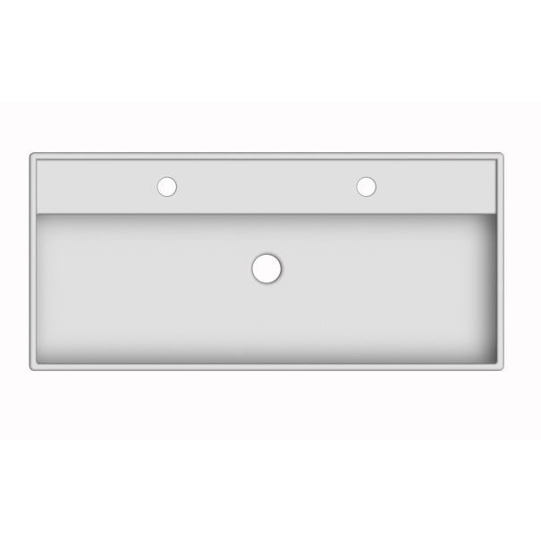 Nameeks Scarabeo 39-3/8" Ceramic Wall Mounted/Vessel Bathroom Sink - Includes Overflow by Nameeks