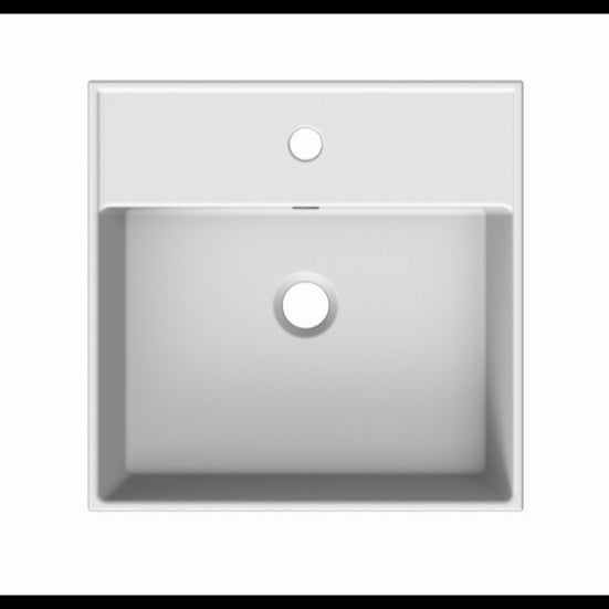 white bathroom sink