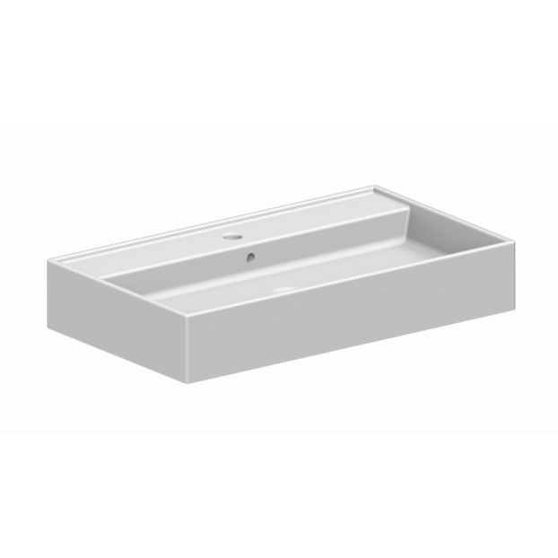 Nameeks Scarabeo Teorema 31-1/2" Ceramic Wall Mounted/Vessel Bathroom Sink - Includes Overflow by Nameeks