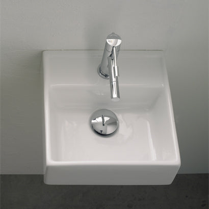 white bathroom sink