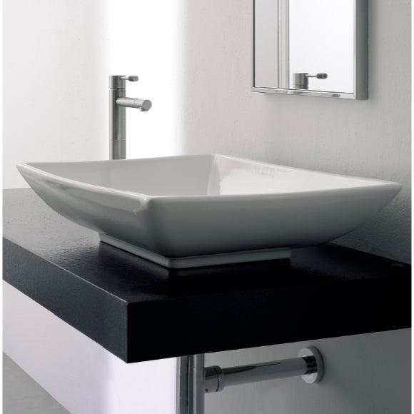 white bathroom sink