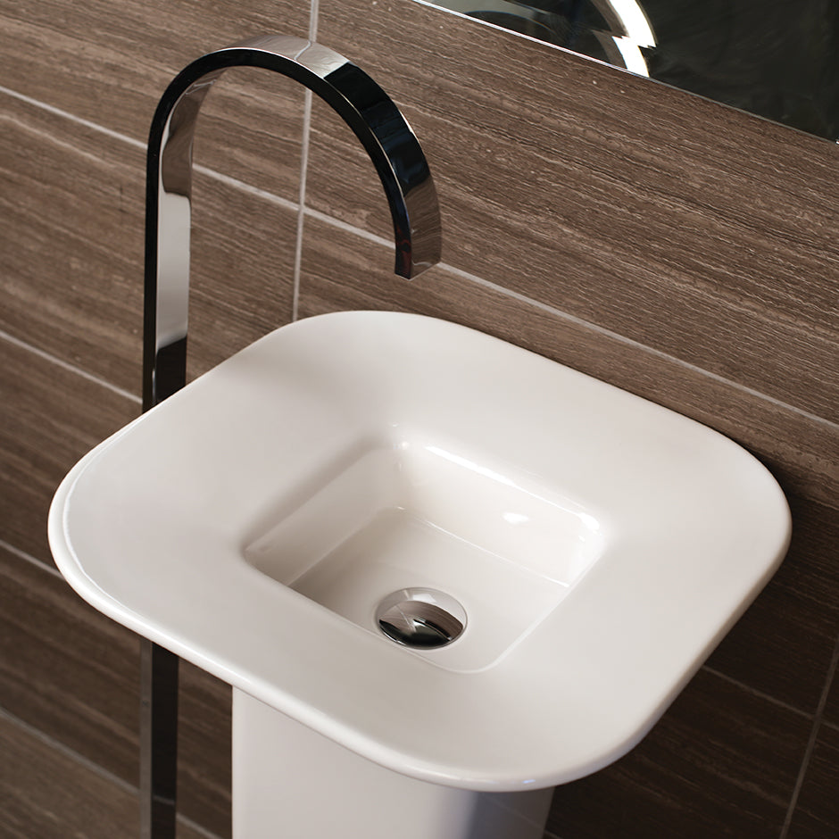 white sink