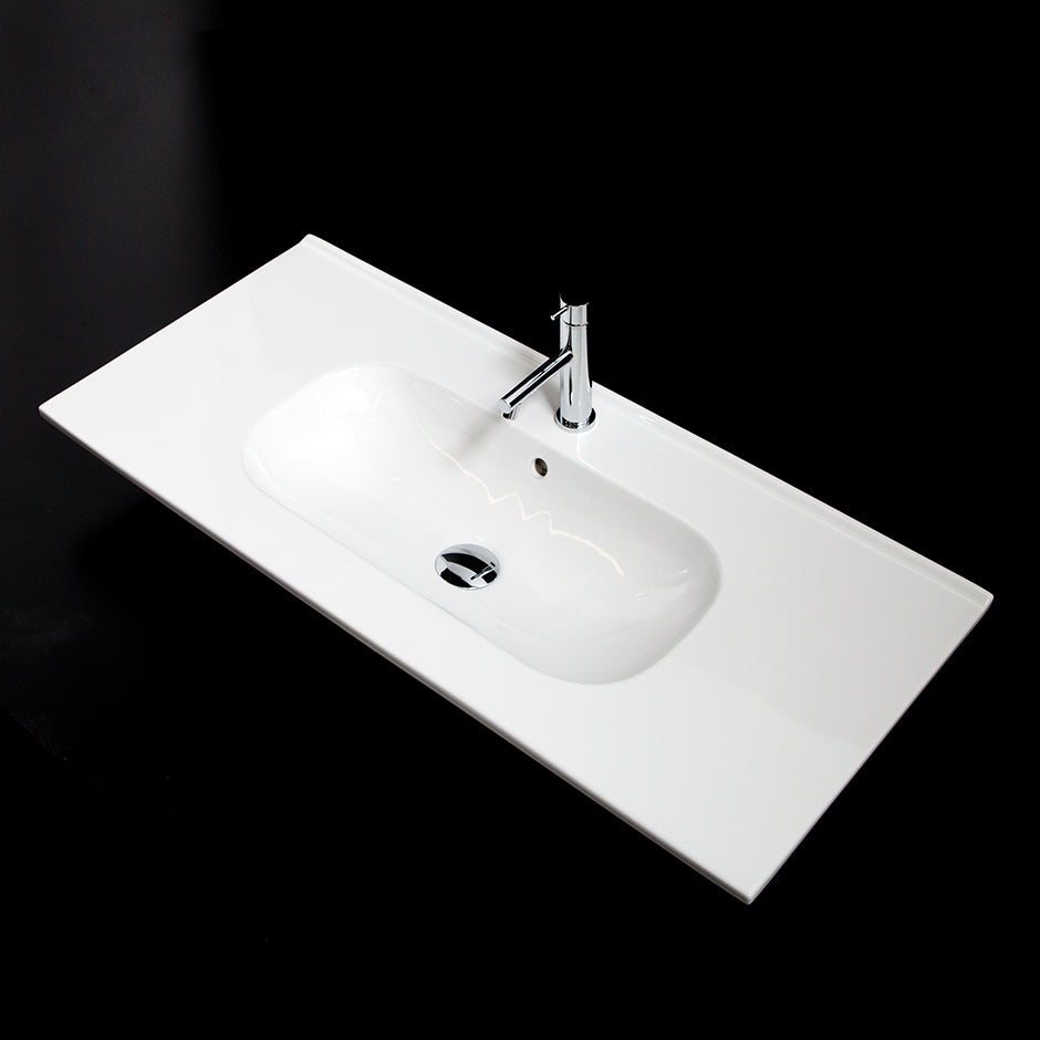 white sink