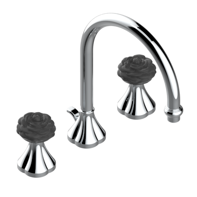 chrome polished faucet
