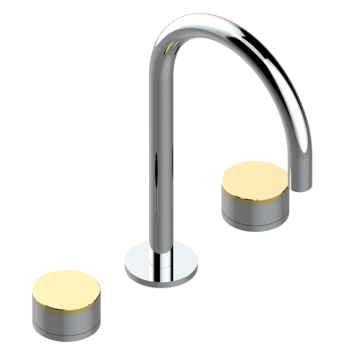 THG Paris Yoko Color Widespread Lavatory Set with Drain by THG Paris