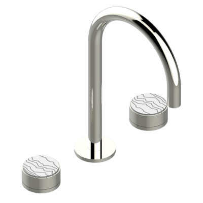 THG Paris Yoko Ice Widespread Lavatory Set with Drain by THG Paris