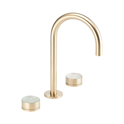 THG Paris Yoko Ice Widespread Lavatory Set with Drain by THG Paris