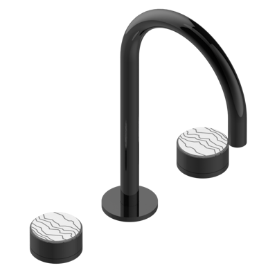 THG Paris Yoko Ice Widespread Lavatory Set with Drain by THG Paris