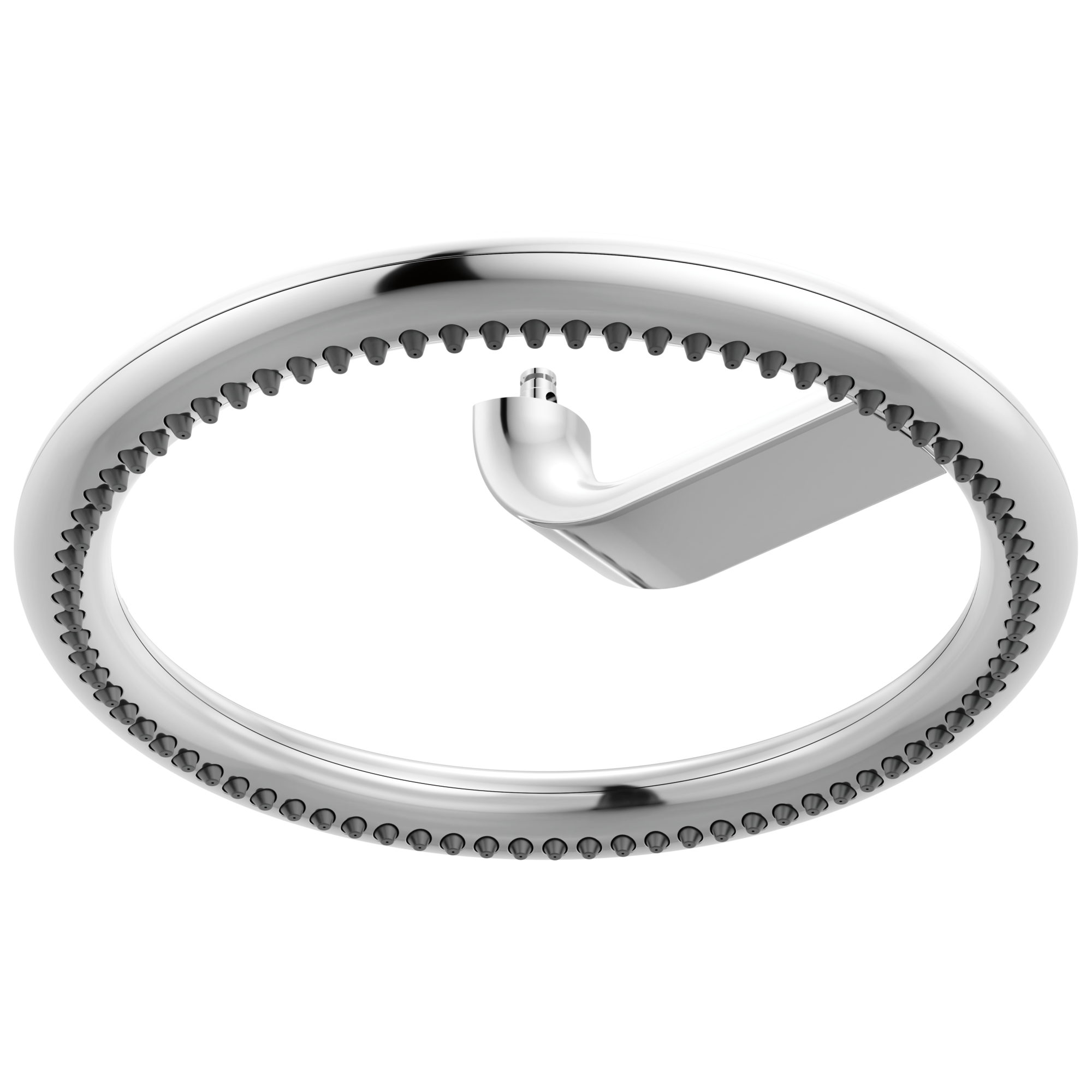 chrome shower head