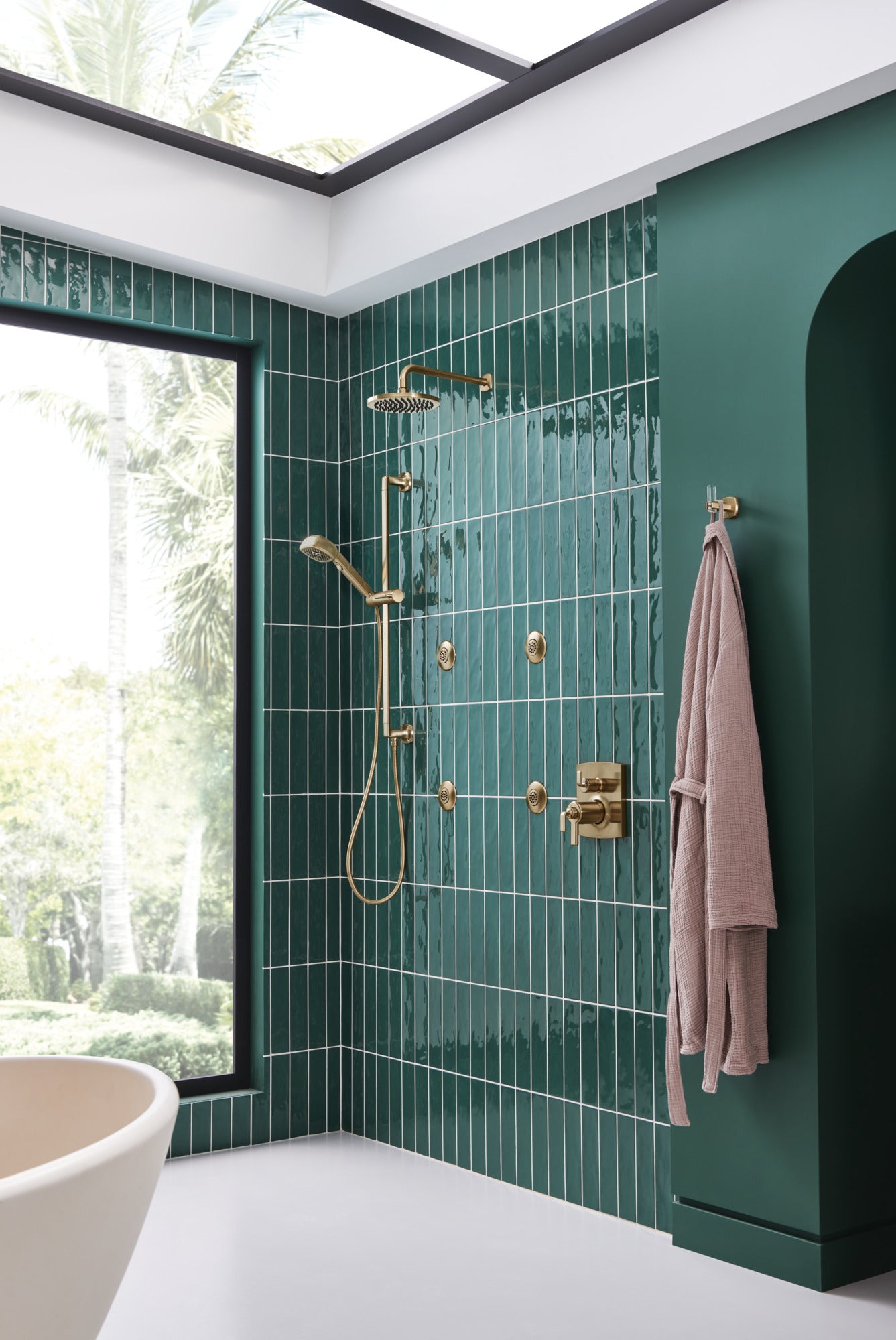 luxe gold diverter trim